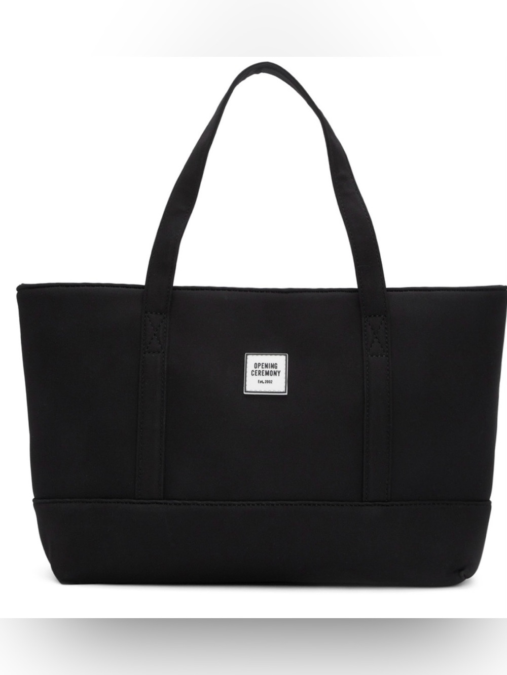 Opening Ceremony Black Mini Neoprene Tote
